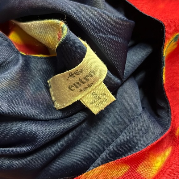 🛍 6 for $35 • Entro Tie Dye Cut Out Mock Neck Matilda Mini Dress - Picture 15 of 16